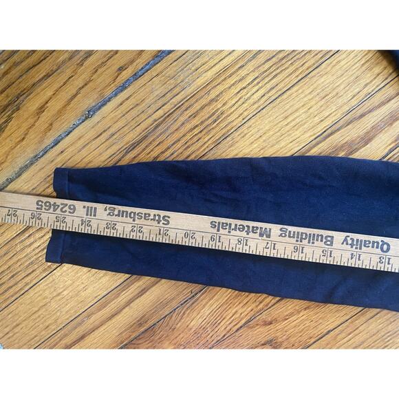 Vintage Pendleton Mock Top Women’s Petite Medium Shirt Black Stretch Basic - Picture 7 of 7